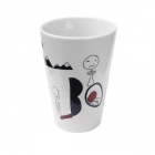 bomb porcelánový hrnek