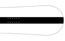 racing stripe snowboard